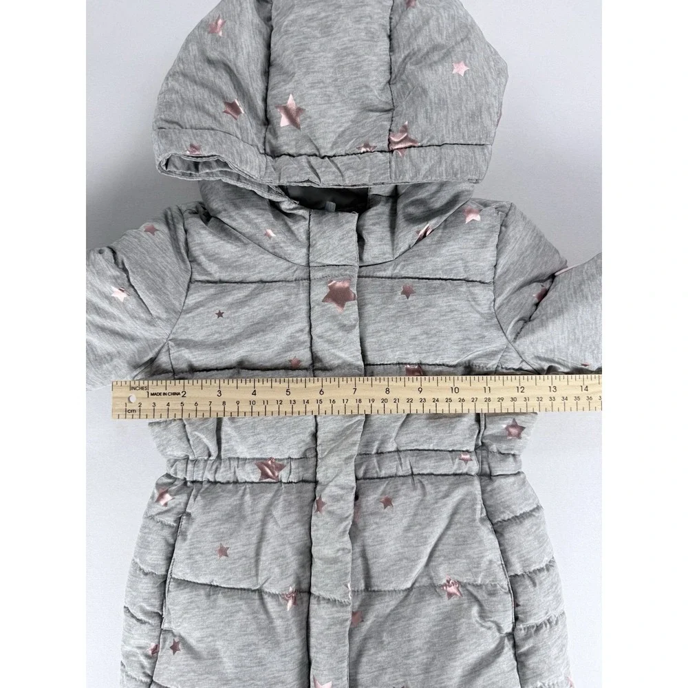 Baby GAP Girls ColdControl Max Hood Insulated Water Resistant Star Puffer 18-24M